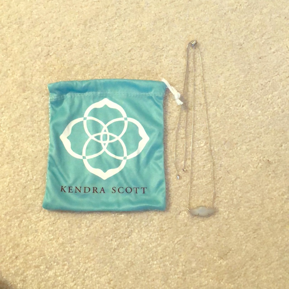 Kendra Scott Adjustable Silver Necklace